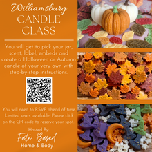 Load image into Gallery viewer, Williamsburg Fall Candle Class - September 26, 2023
