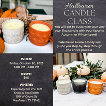 Load image into Gallery viewer, Kaufman Jar Candle Class - October 20, 2023
