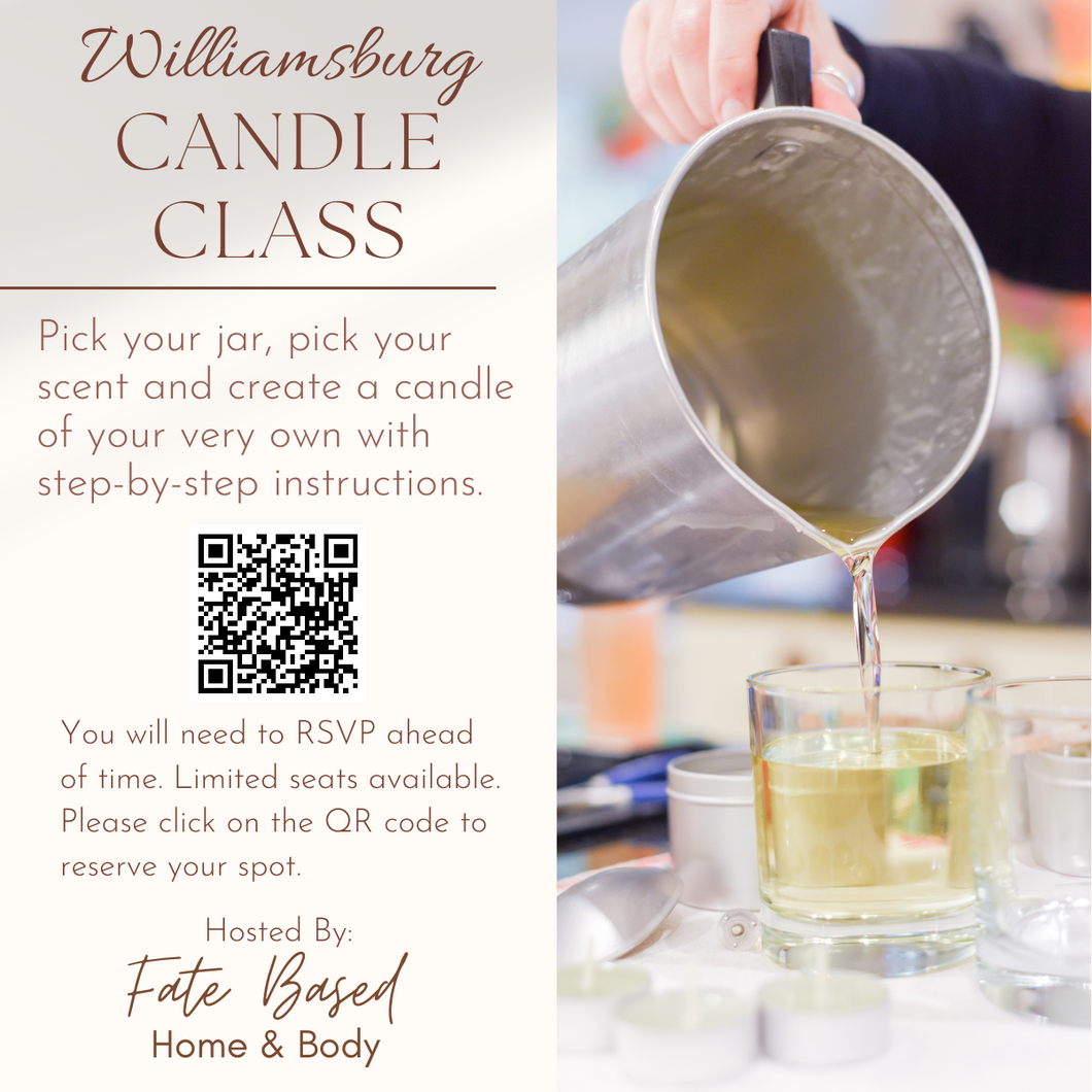Williamsburg Candle Class - May 30, 2023