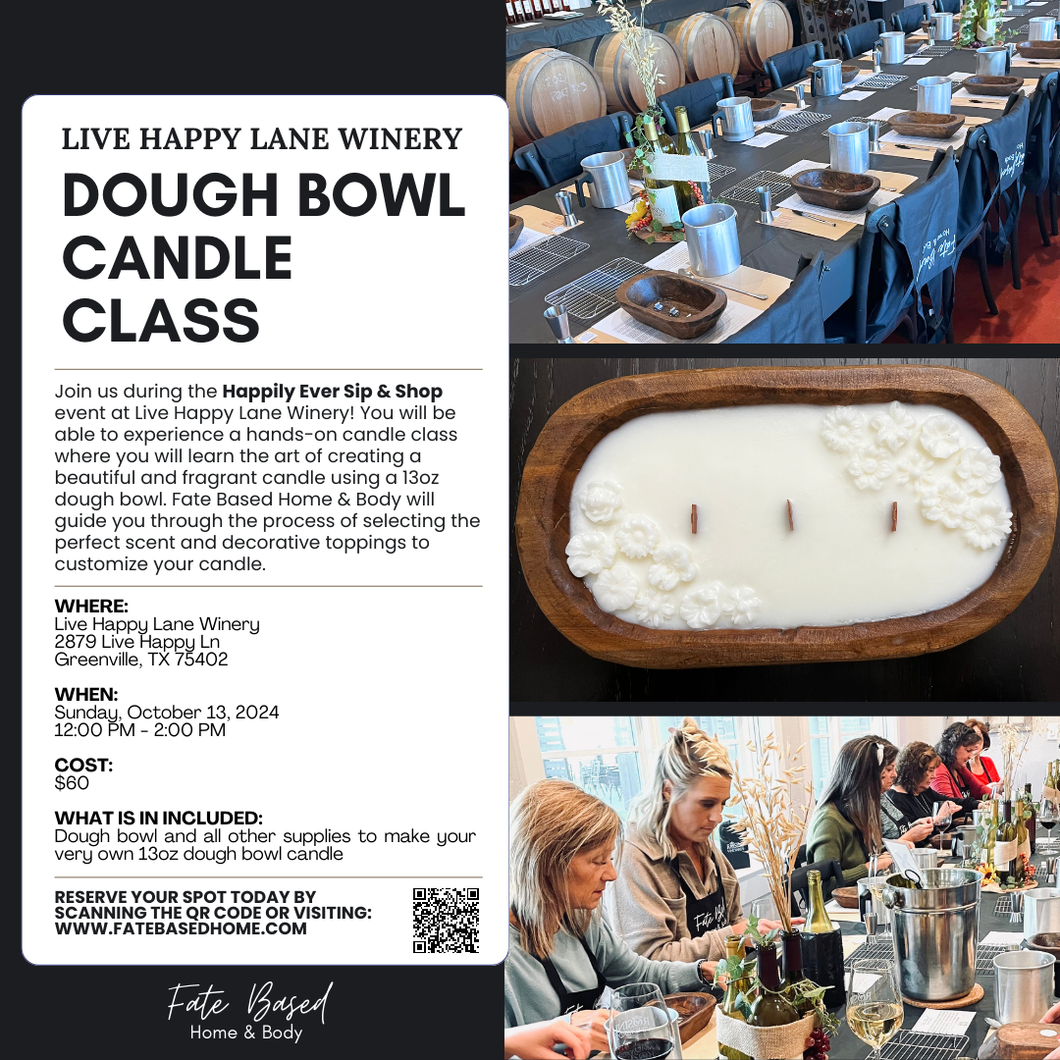 Live Happy Lane Winery Class - October 13, 2024